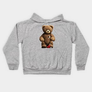 Teddy bear without a heart. Palm Angels Kids Hoodie